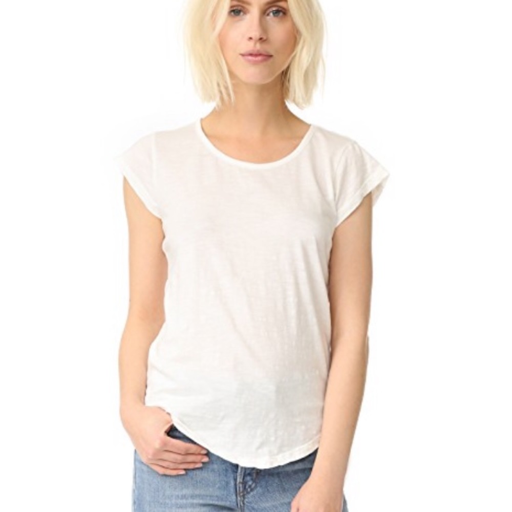 NWT Soft joie Dillon white tee